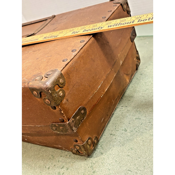 Vintage Military "LAUNDRIPAK" Mailing Laundry Hard Shell Box/Case w/ label - Picture 8 of 16